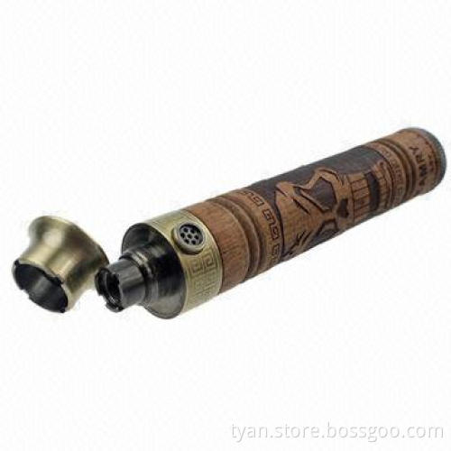 Electronic cigarettes K-fire Wooden Variable Voltage With 1100mah Vision Spinner Battery Kit